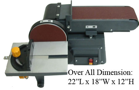 1622642206835023180 Heavy Duty 4 X 6 Belt Disc Sander Table Bench Top 0 45°