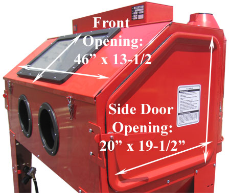 Industrial Air SandBlaster Sand Blaster Cabinet 48x24"