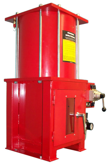   Air Hydraulic Oil Filter Can Crusher w/ Stand     