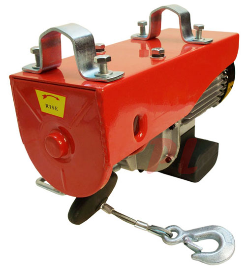 510W Electric Wire Rope Cable Hoist Lift Pulley 220 lb / 440lb  